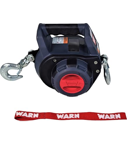 Amazon.co.jp: WARN 106170 M8274 Winch with Steel Cable Rope: 3/8